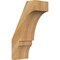 Ekena Millwork 6"W x 10"D x 18"H Balboa Rough Sawn Knee Brace, Western Red Cedar BRC06X10X18BOA00RWR - alternate 1